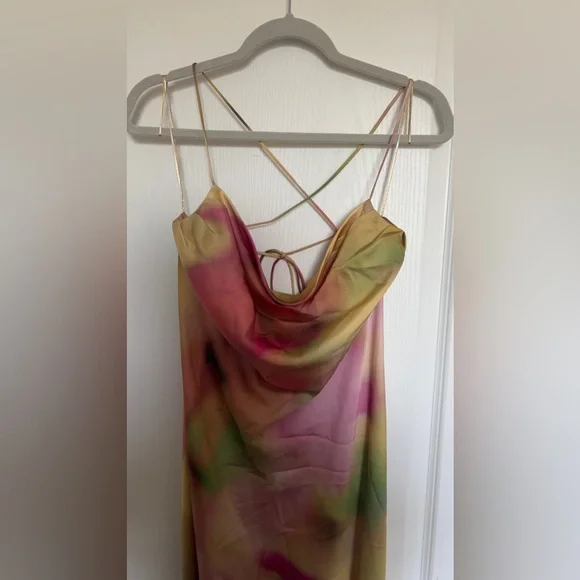 ZARA Tie Dye Midi Slip Dress (2022). NEW with tag. - Picture 4 of 10